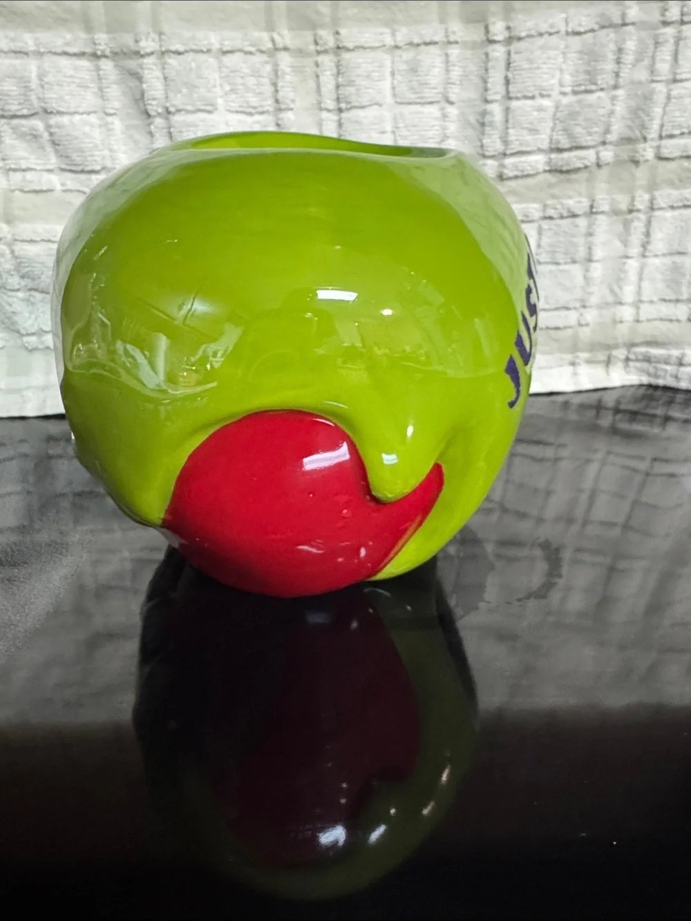 2019 Disney Snow White Poison Apple JUST ONE BITE Halloween Candle Holder NoLid